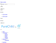 Tablet Screenshot of mypurechild.com